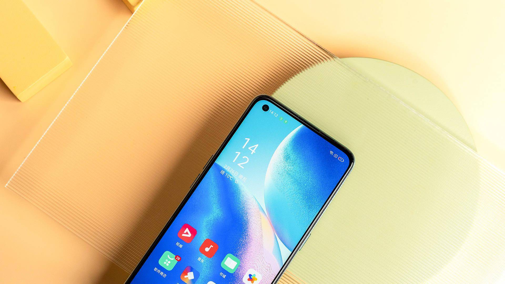 清亮可爱淡雅喜人opporeno5k恋恋青风图赏