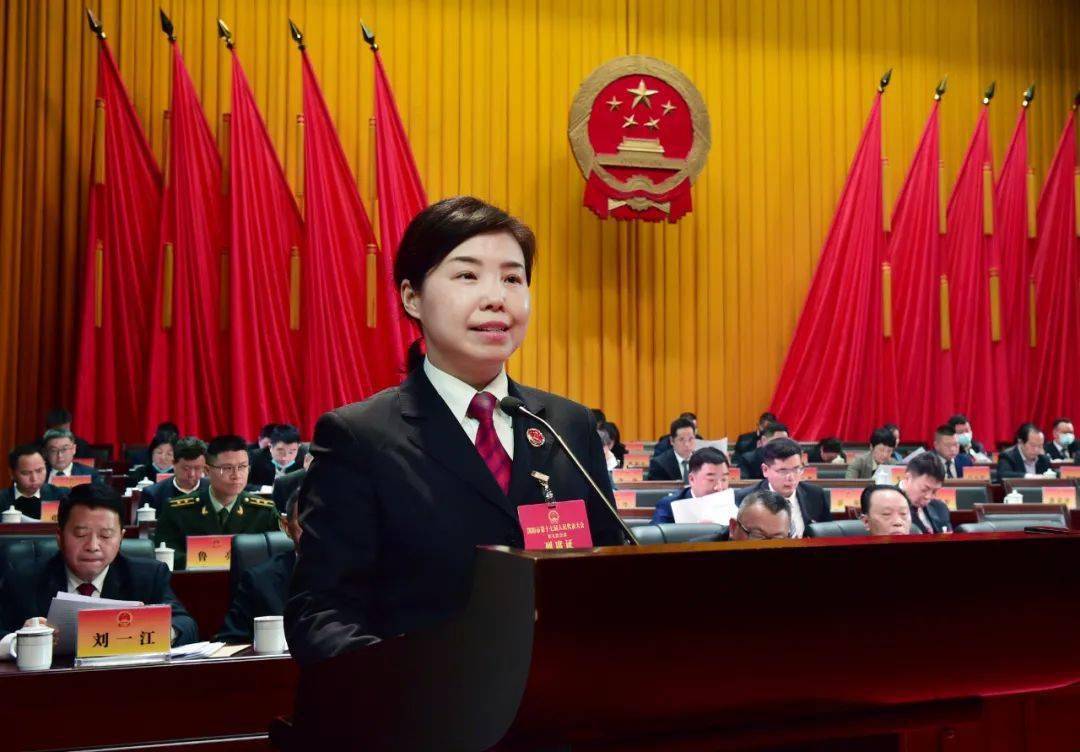 各位代表:市人民检察院检察长 陈芳人民代表大会第七次会议上2021年2