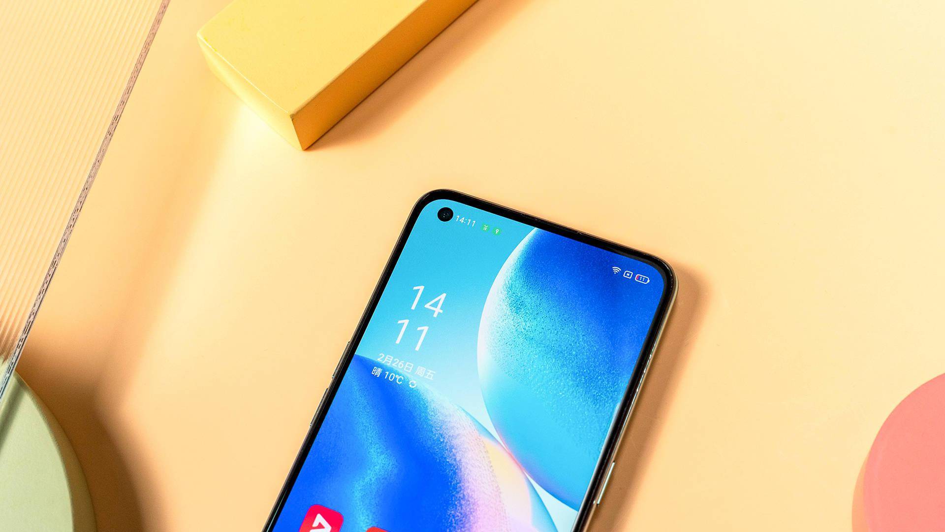 清亮可爱淡雅喜人opporeno5k恋恋青风图赏