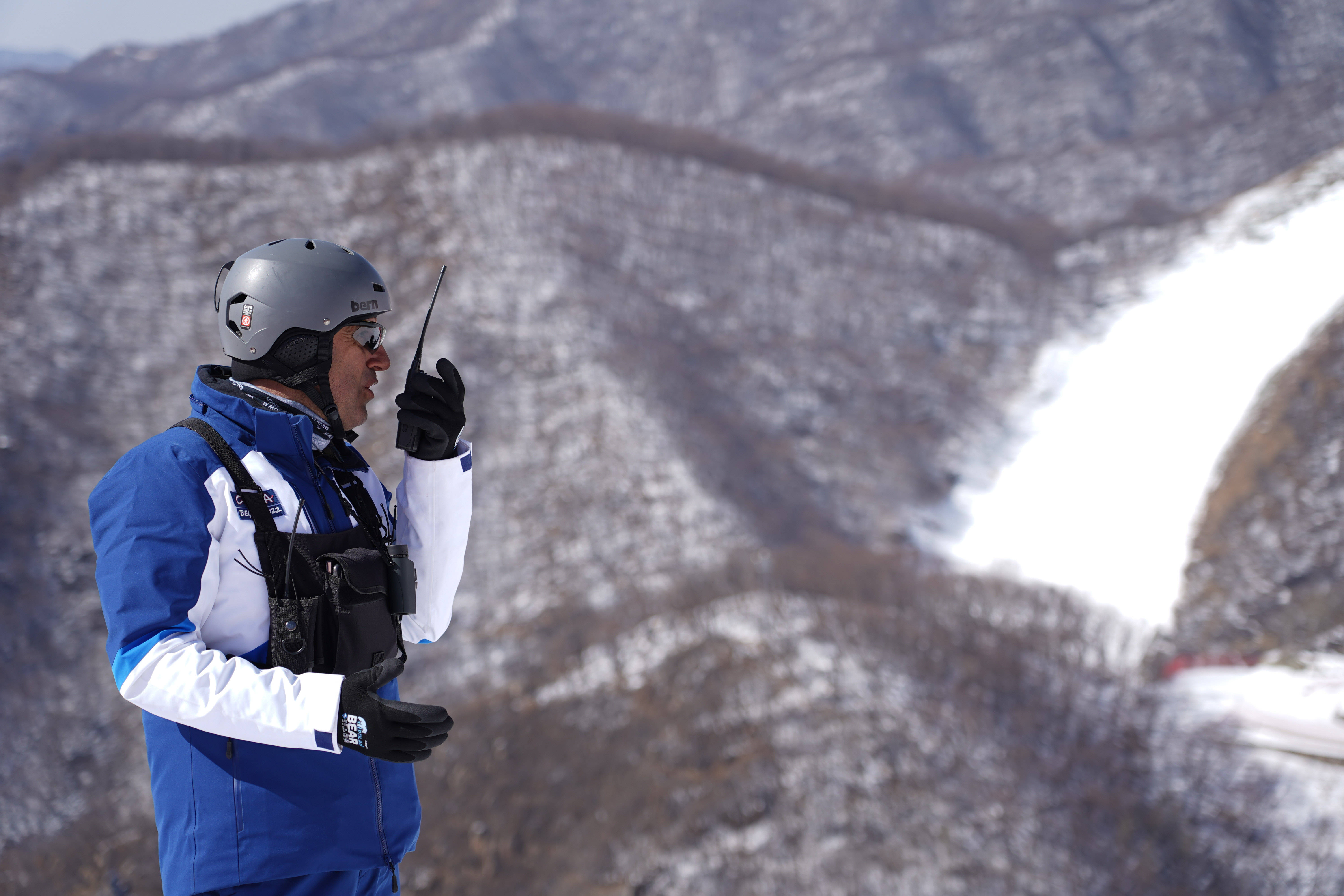 青州驼山滑雪场教练图片