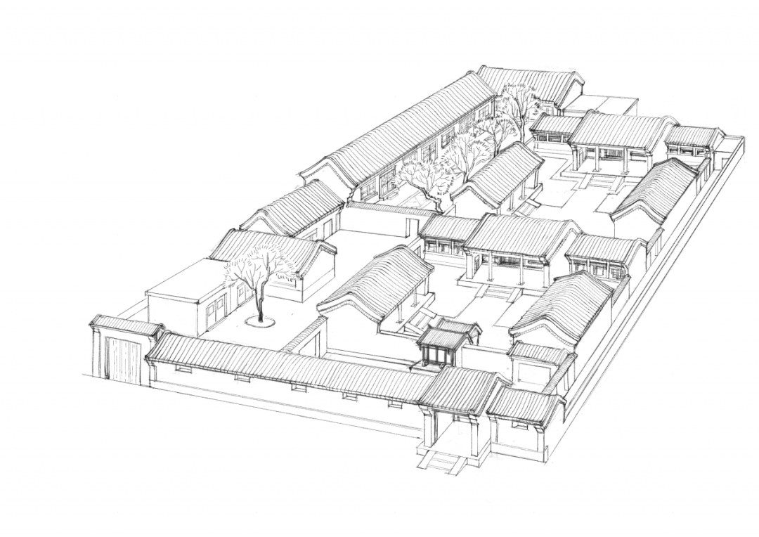 宋朝院落平面图图片