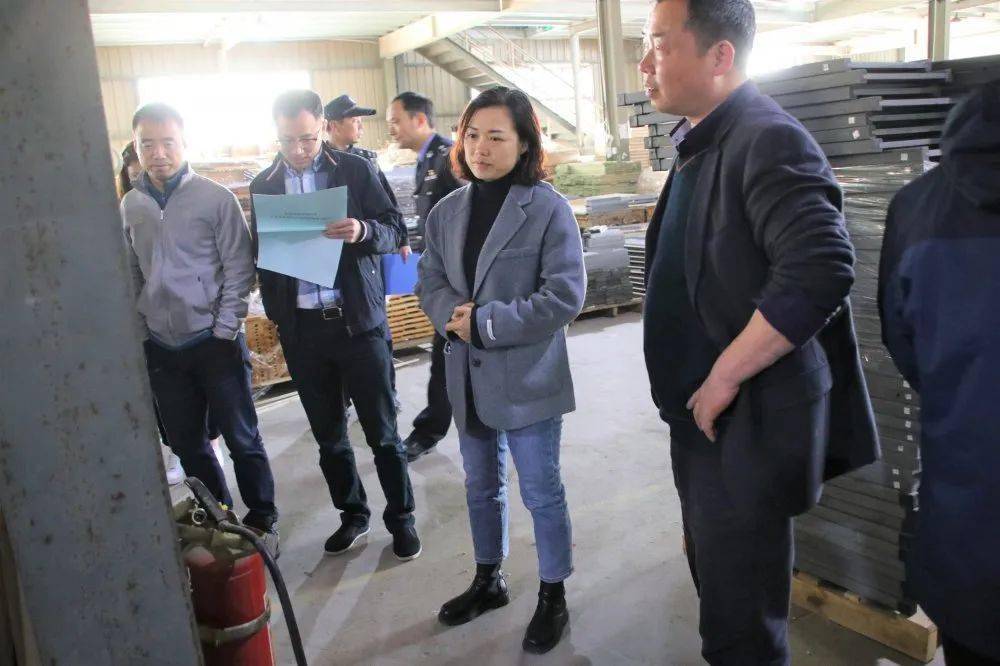 镇党委书记贺苗带队深入企业,各单位检查安全生产工作,严格督导落实