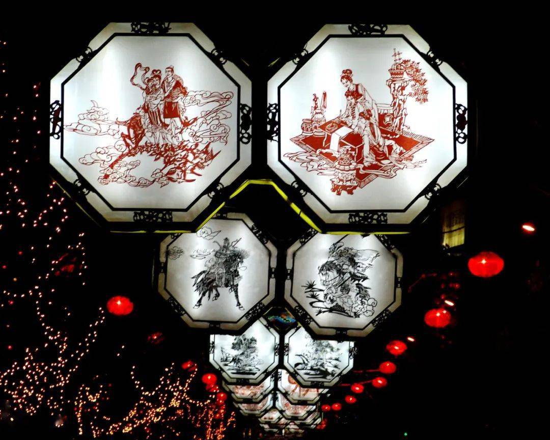 非遗展示国家级非物质文化遗产湟源排灯