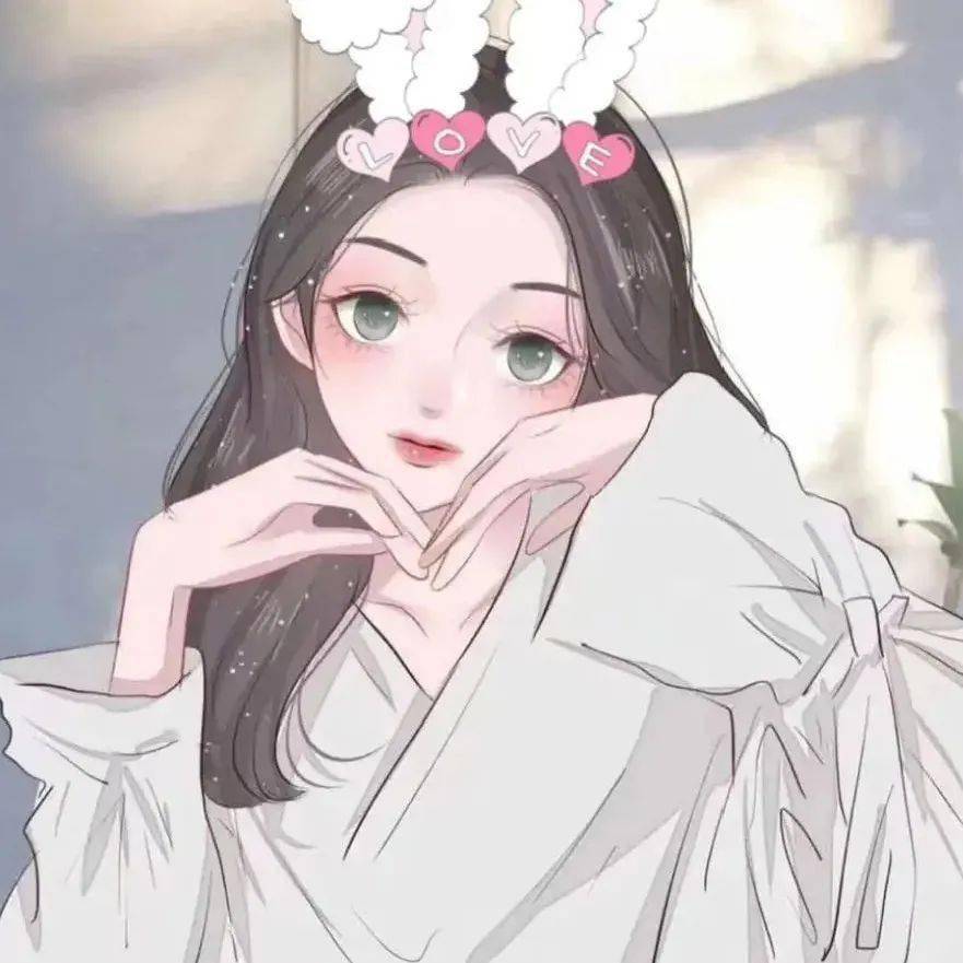 动漫头像世界上有个九分甜的你和十分爱你的我