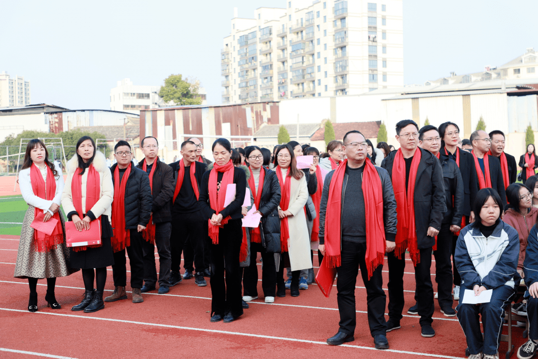 点燃激情逐梦未来灵江中学举行高考中考百日誓师大会