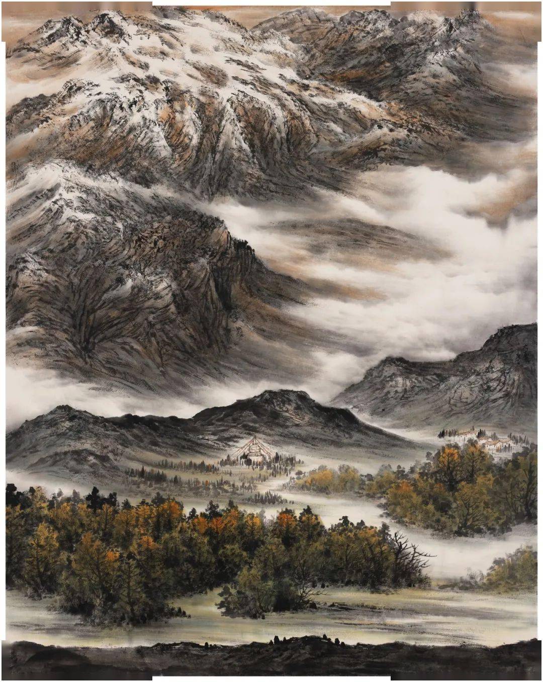 巾帼丹青颂中华线上美术展开展深圳市侨商会会长翟美卿多幅作品参展