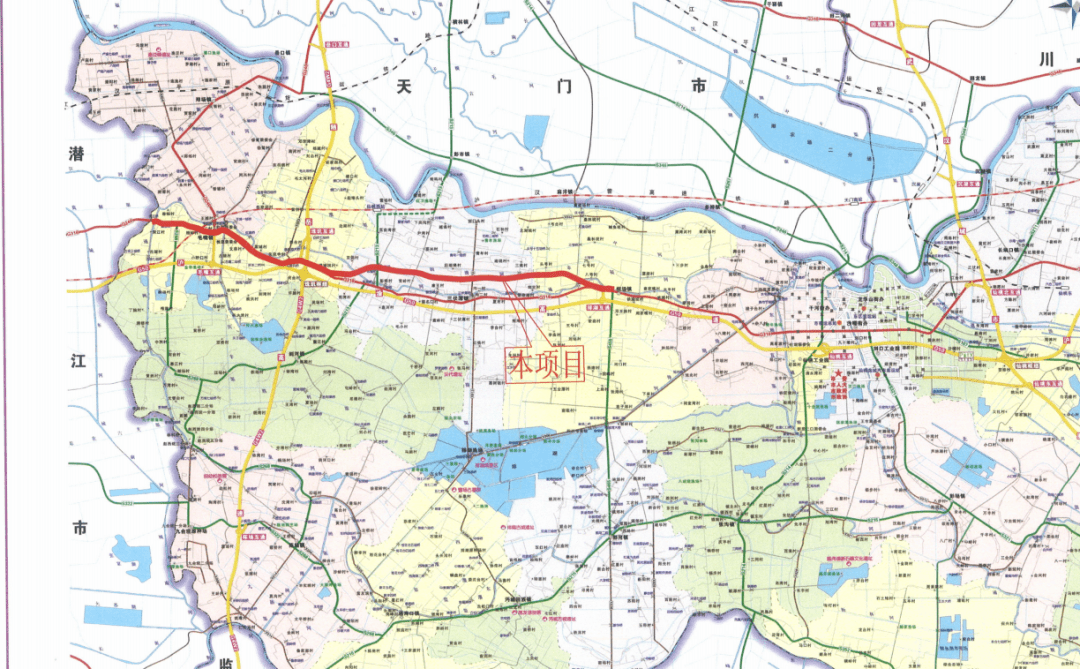 经过你家吗仙桃这些重点公路正在建