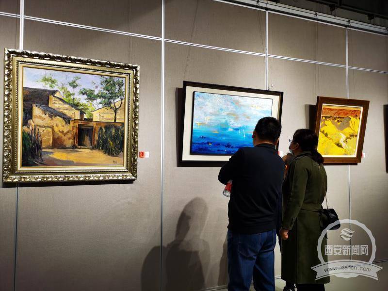 喜迎建党100周年百幅精品油画展西安举行