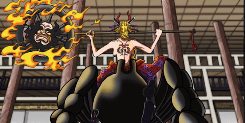 原创视频海贼王鬼岛大战罗宾能立大功目视者中的神秘女子很可能是罗宾