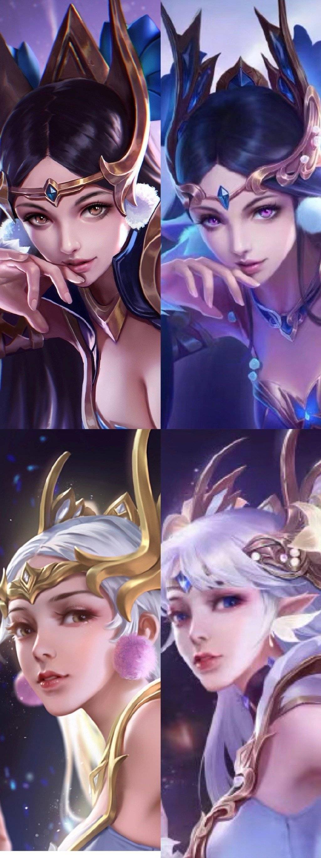 王者荣耀仲夏夜新原画构图姿势完全相同还加了奇怪的阴间滤镜