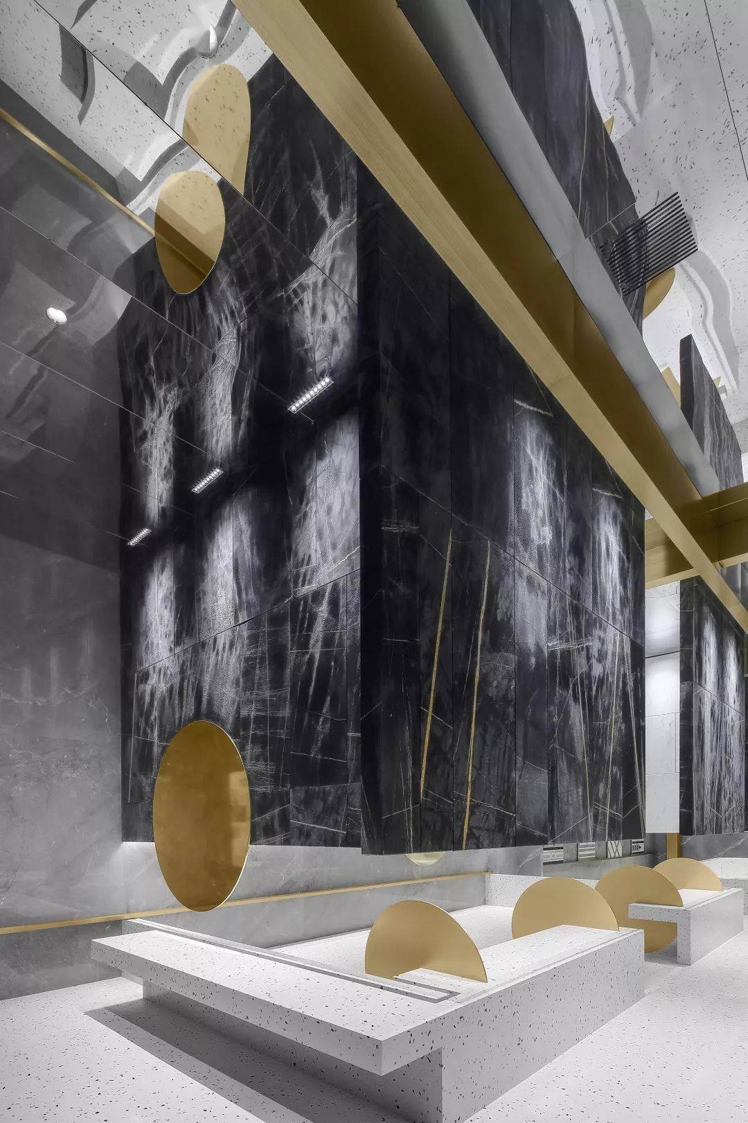 石材展厅能充分展示出石材的质地,纹理,色泽,纹理等特点_空间