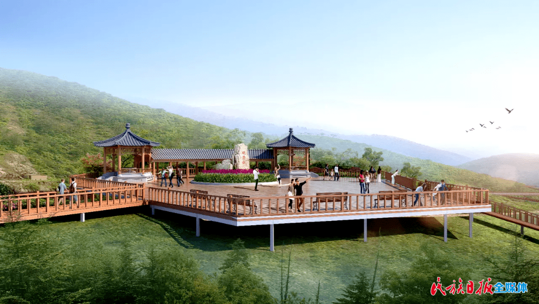 临夏市凤凰山健身登山步道设计效果图近日,记者从相关部门获悉,临夏市