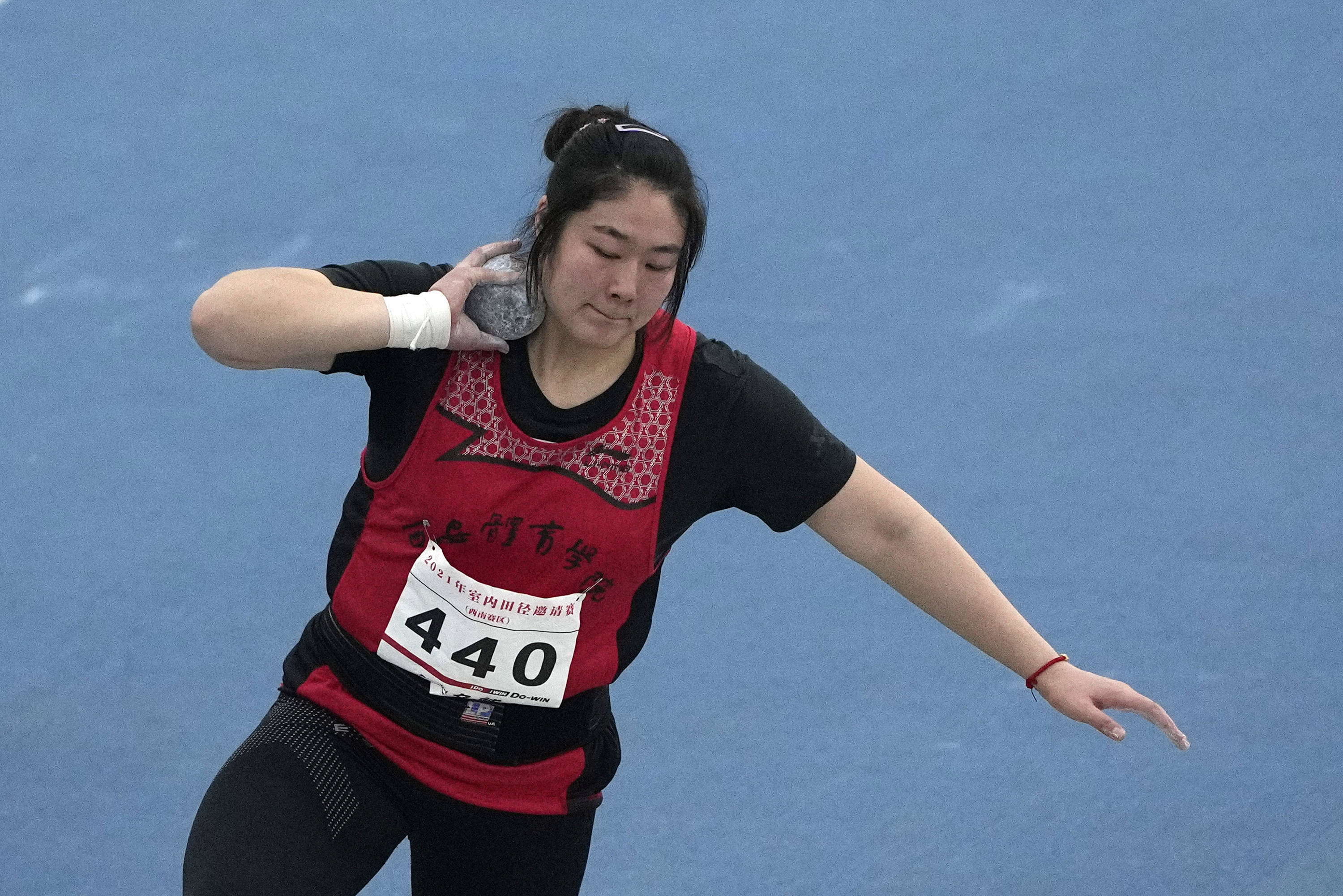 田径2021室内田径邀请赛女子铅球赛况