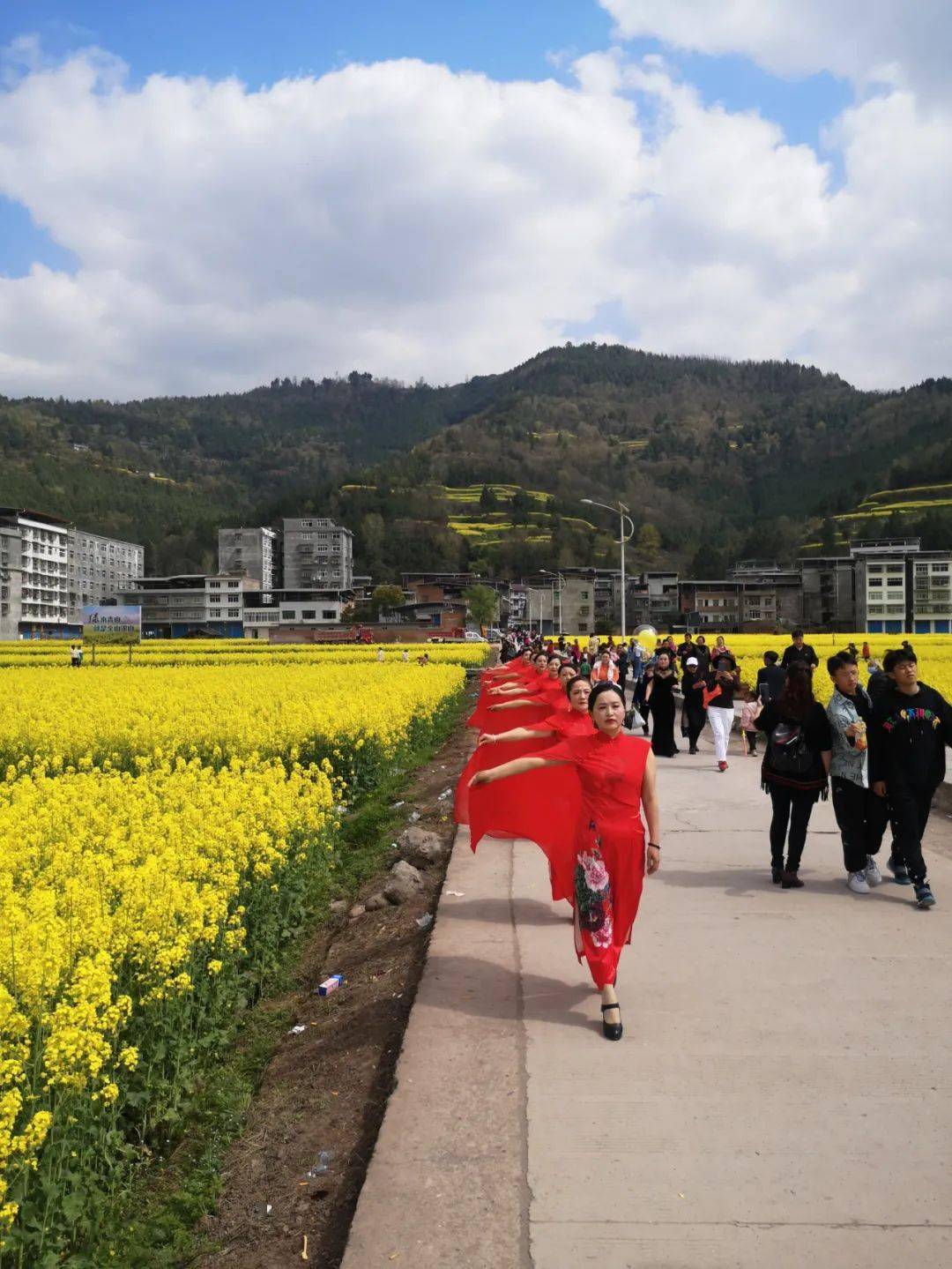 通江这个地方开启花海模式错过要再等一年