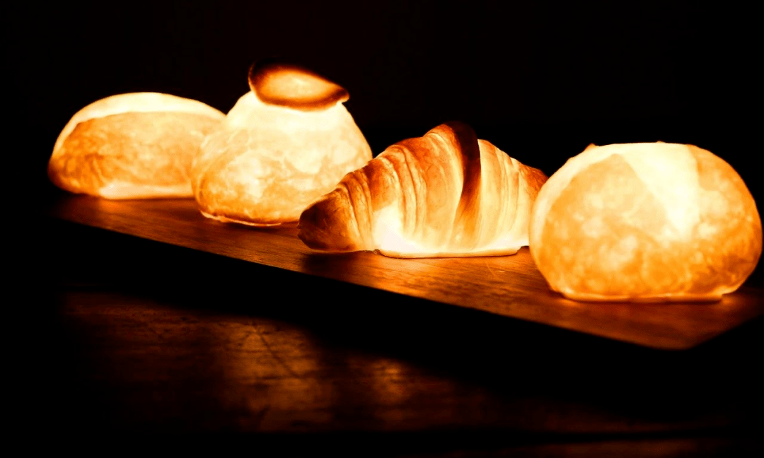 创意会发光的面包更温暖了