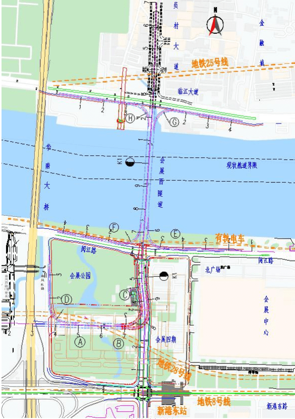 解珠江两岸交通之困,会展西路隧道露真容