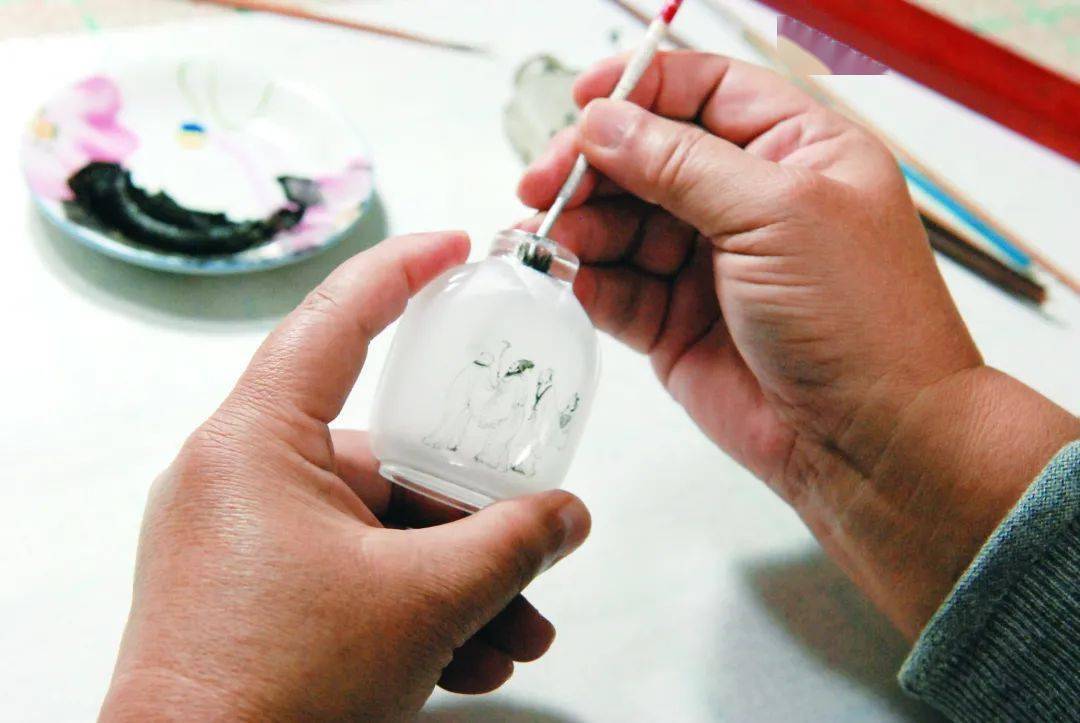 非遗时光京派内画鼻烟壶小壶内有大乾坤