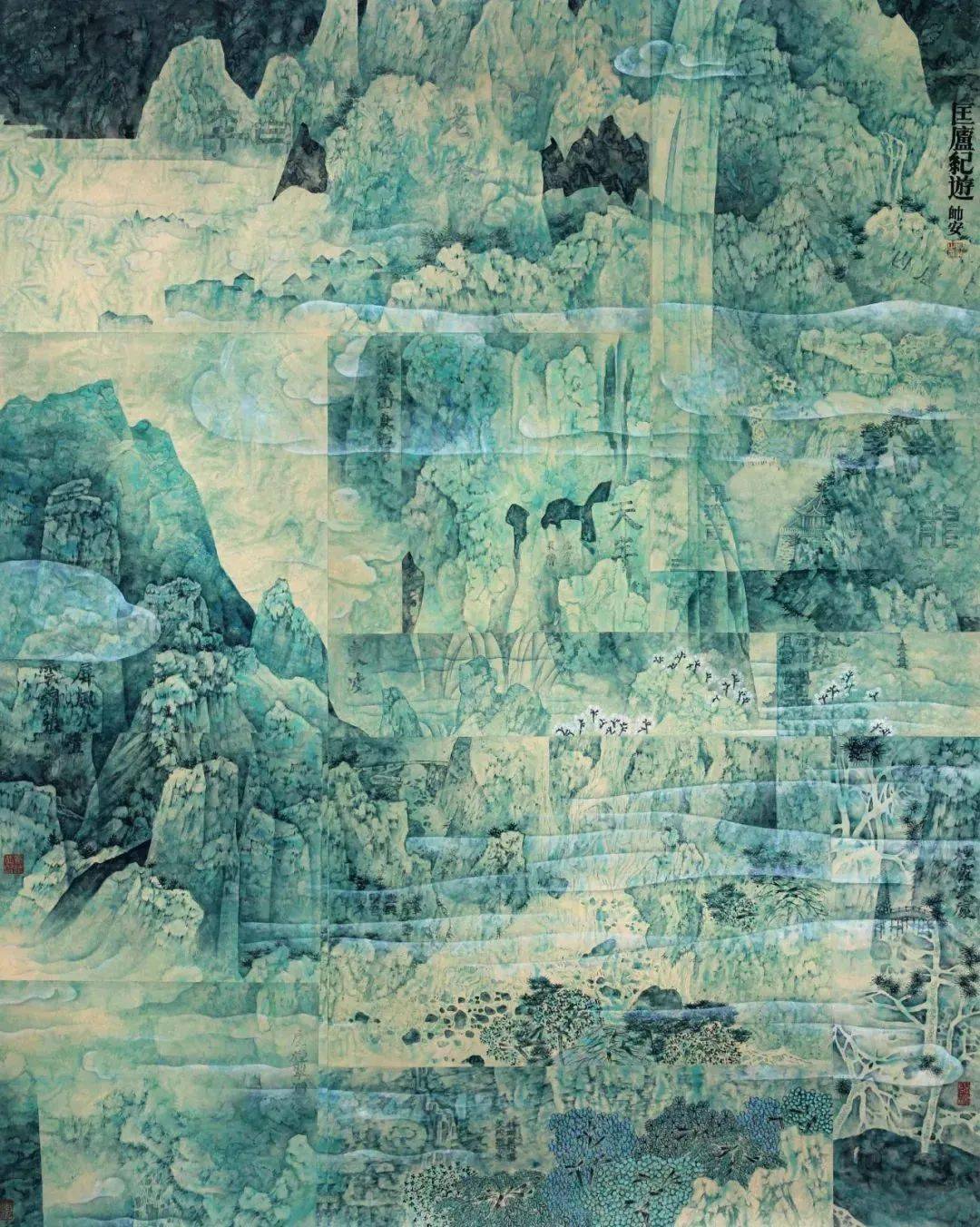 《石钟山》等6件作品入选 "新中国美术家系列----江西国画作品展".