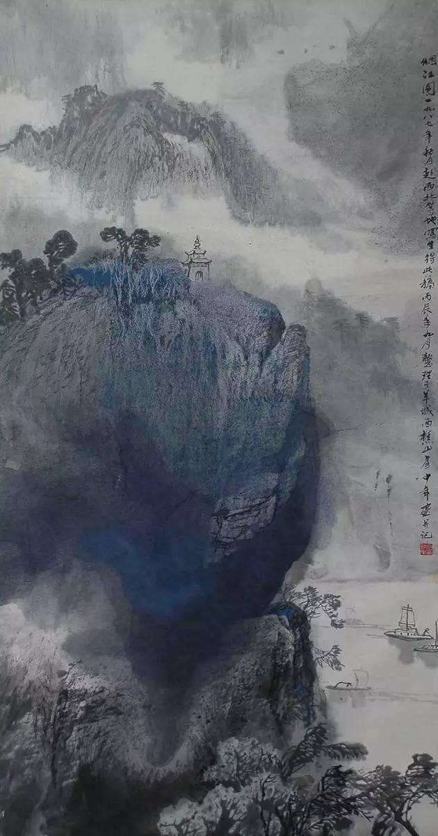 中国山水画创新第一人王中年精品山水欣赏