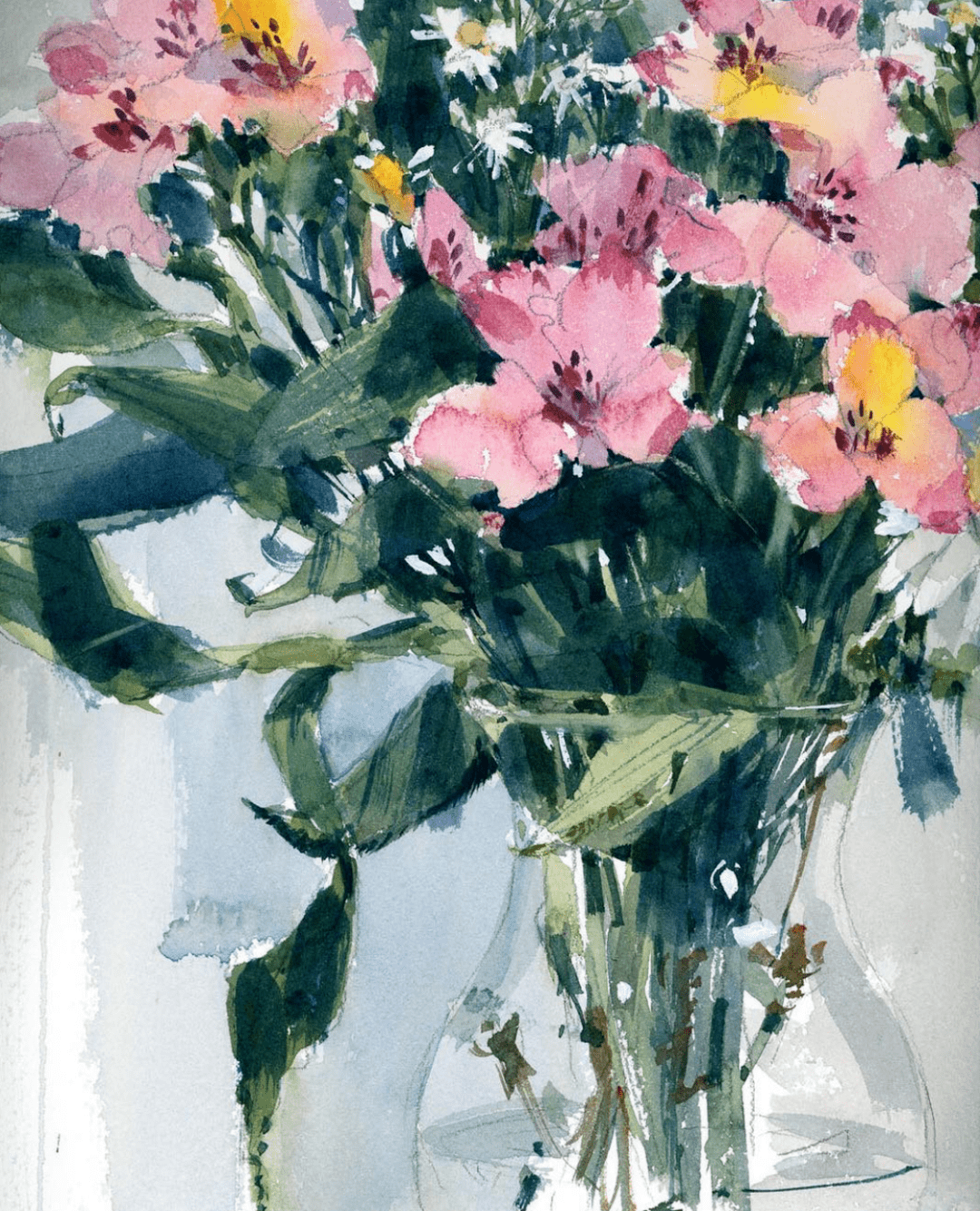 加拿大水彩画家shariblaukopf作品欣赏花卉篇