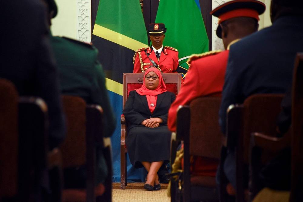 哈桑宣誓就任坦桑尼亚总统,成东非首位女性元首