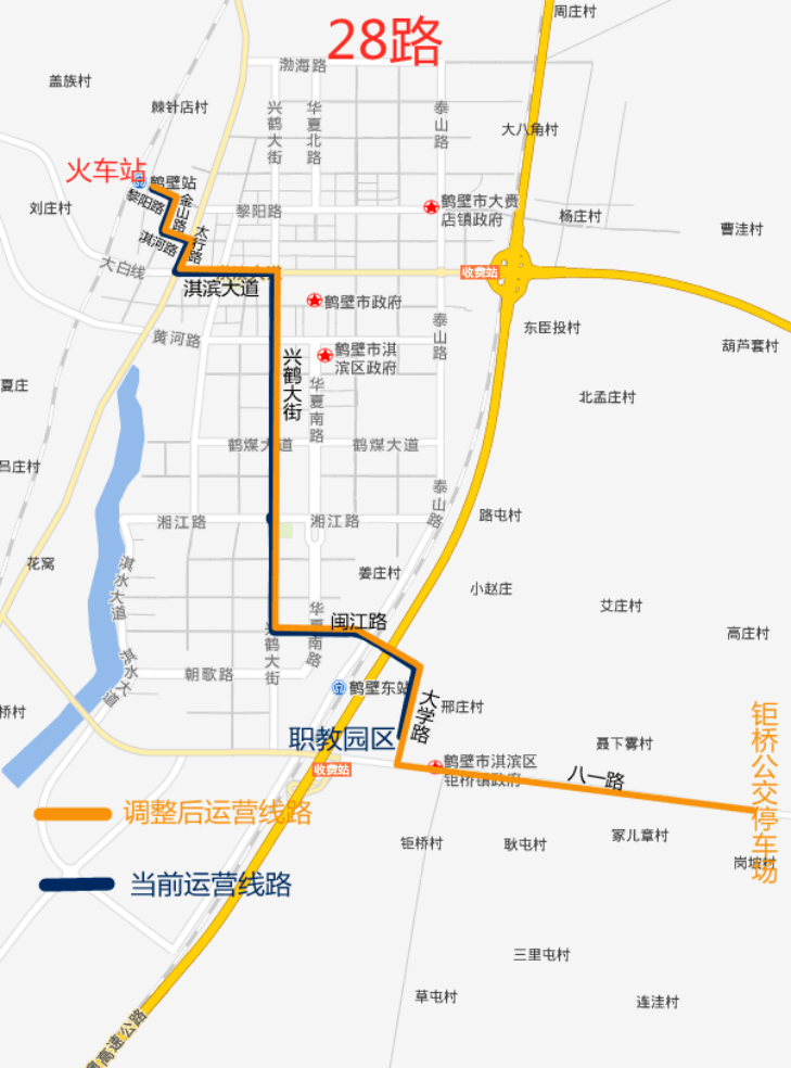 鹤壁37路公交车路线图图片