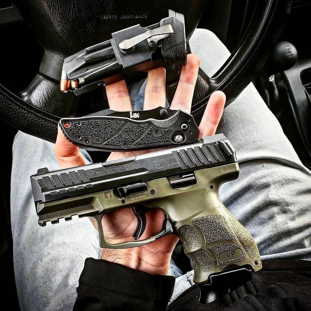 当红炸子鸡德国hk公司vp9系列手枪美图