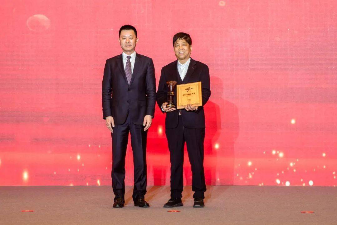 区委书记褚孟形出席会议并讲话,区委副书记,区长徐强宣读表彰文件,区