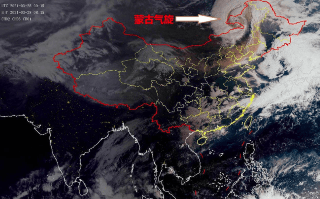 兩次沙塵暴的成因已找到：雲圖上類似臺風眼但實際差距巨大 科技 第1張