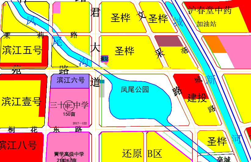 亳州道东规划图图片