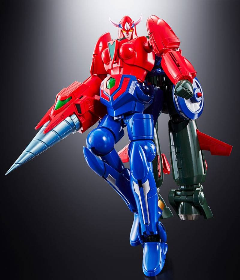 模玩资讯万代超合金魂gx96盖塔机器人号