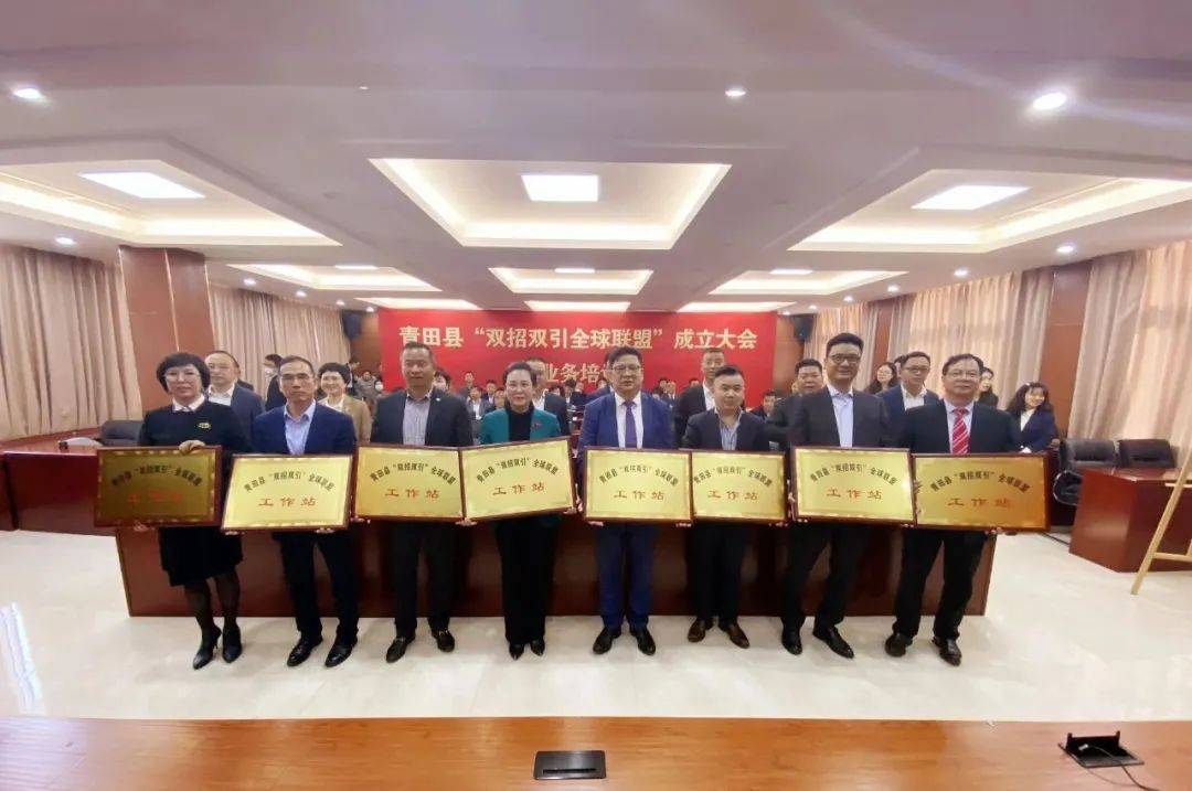 青田聘百名华侨当全球双招双引大使