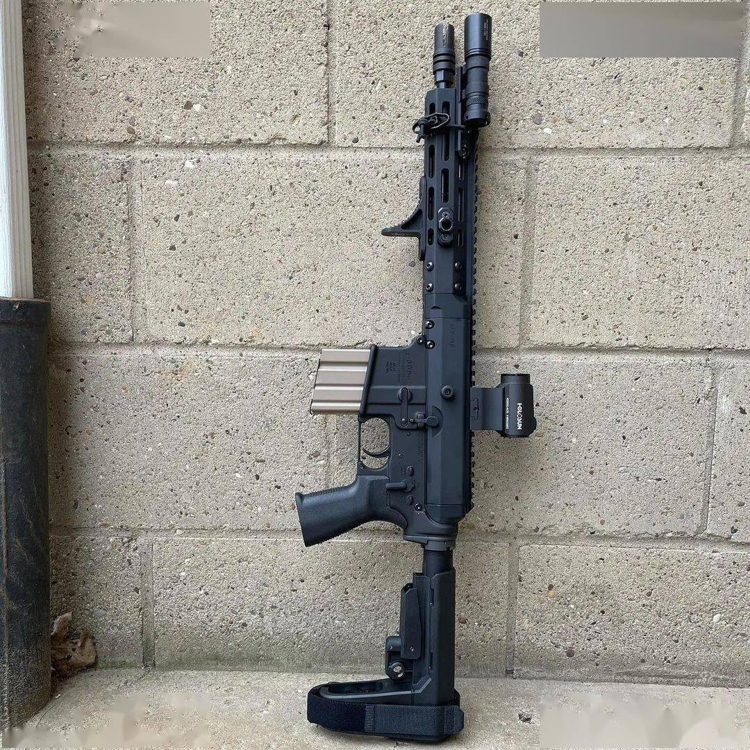 装上它秒变ar18brownells公司brn180上机匣套件美图