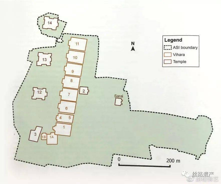 玄奘大师曾求学的那烂陀寺遗址