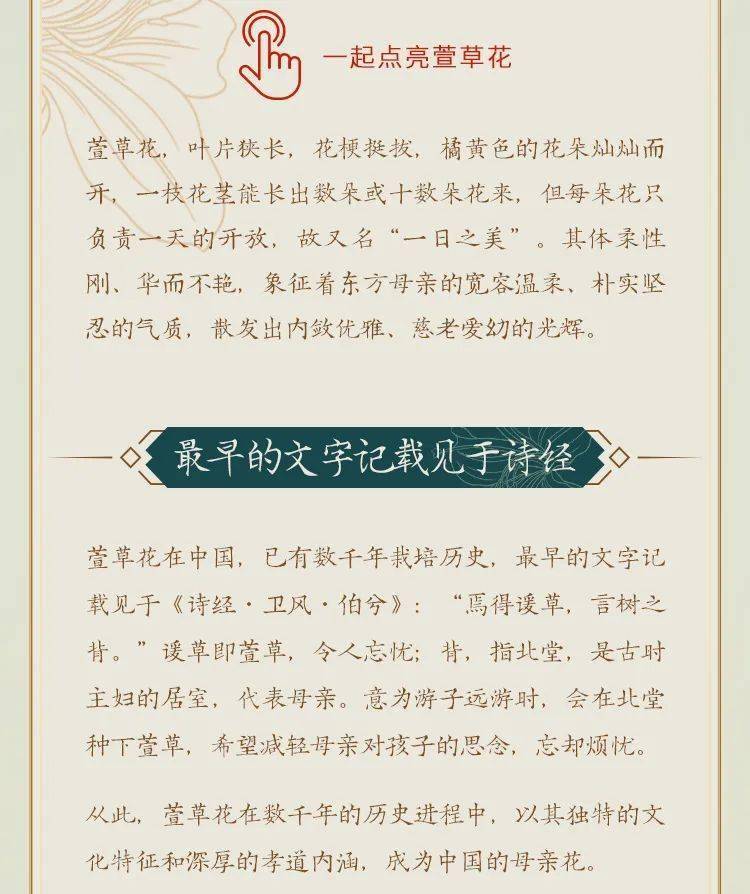 北堂植萱,灿灿而开!这才是中国的母亲花