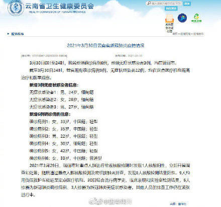 云南瑞丽否认长期封城〖云南新增本土无症状4例〗