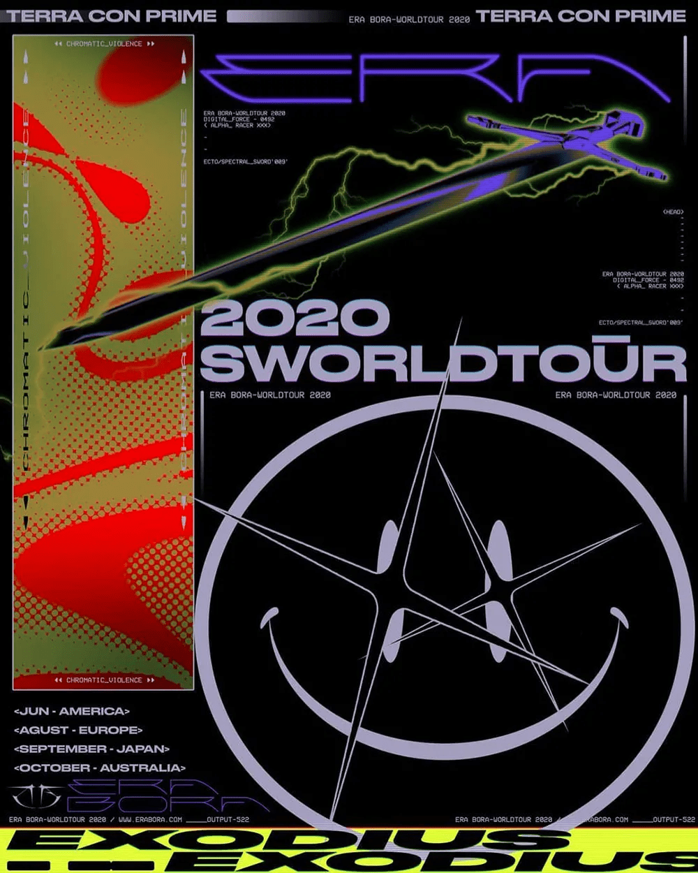 海报新潮酸性设计平面海报设计欣赏