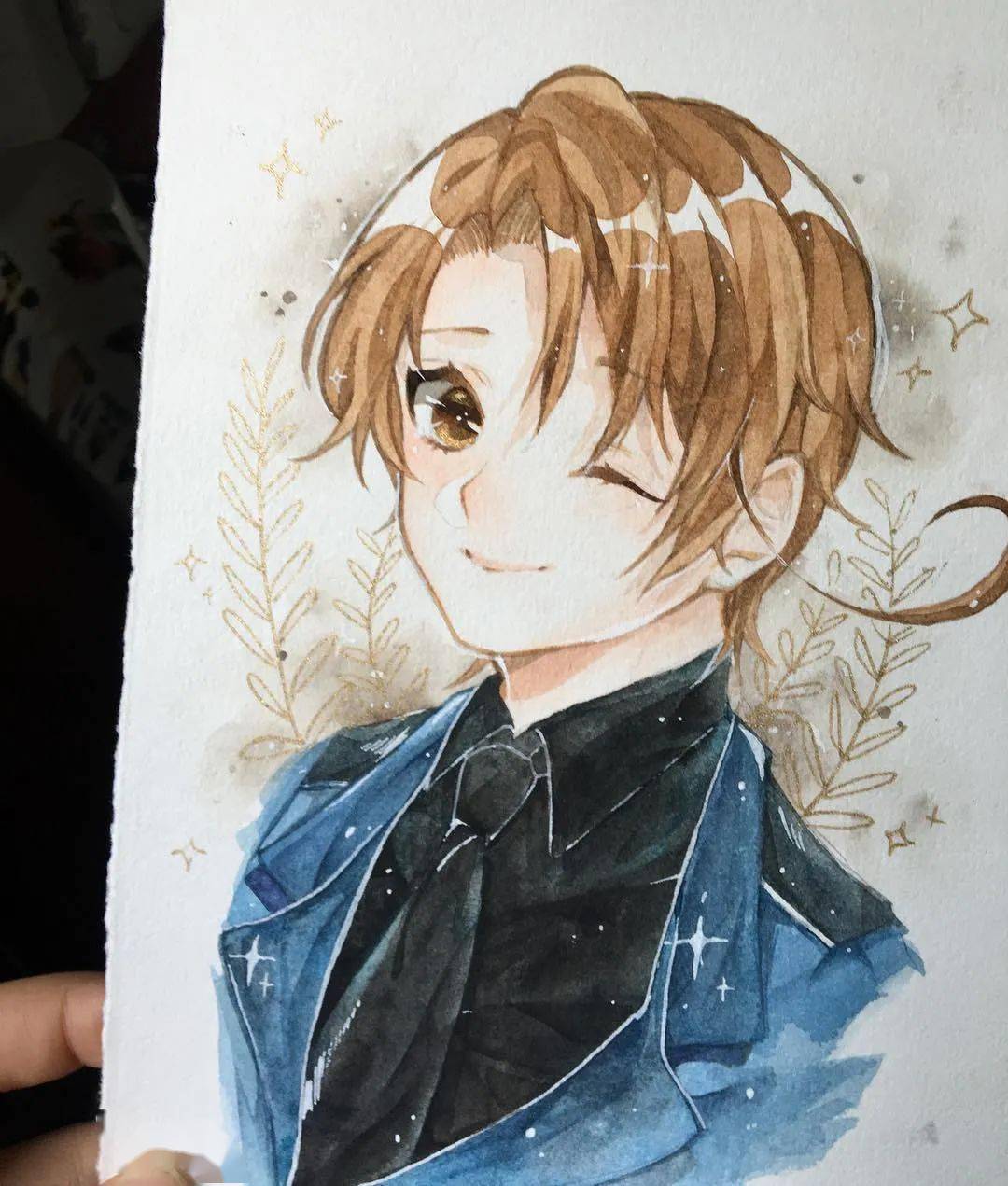 水彩画作品欣赏动漫清新有灵气快试试吧