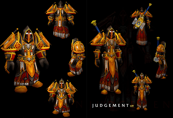 才知道小时候在杂志上看到的是骑士t2套装,"审判"