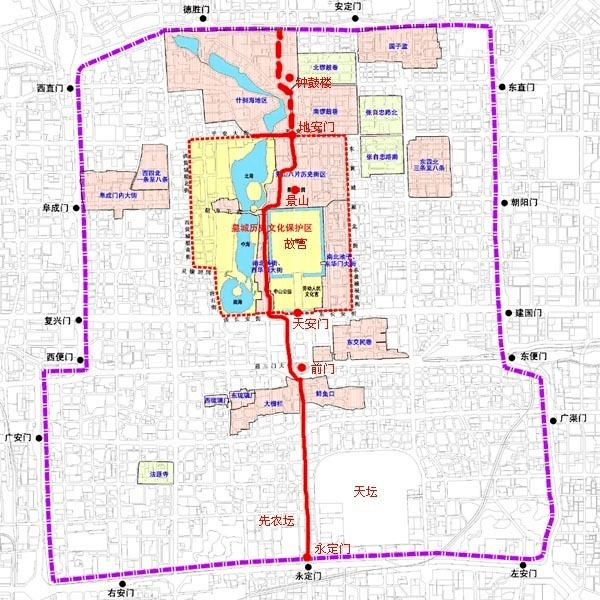 北京正阳门地图图片