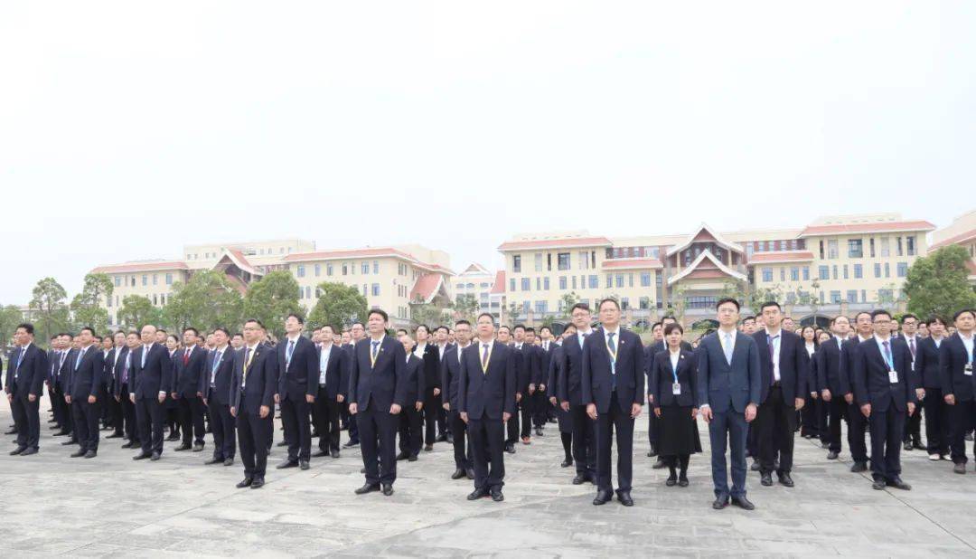 升旗儀式現場4月6日,中國(廣西)自由貿易試驗區欽州港片區(以下簡稱