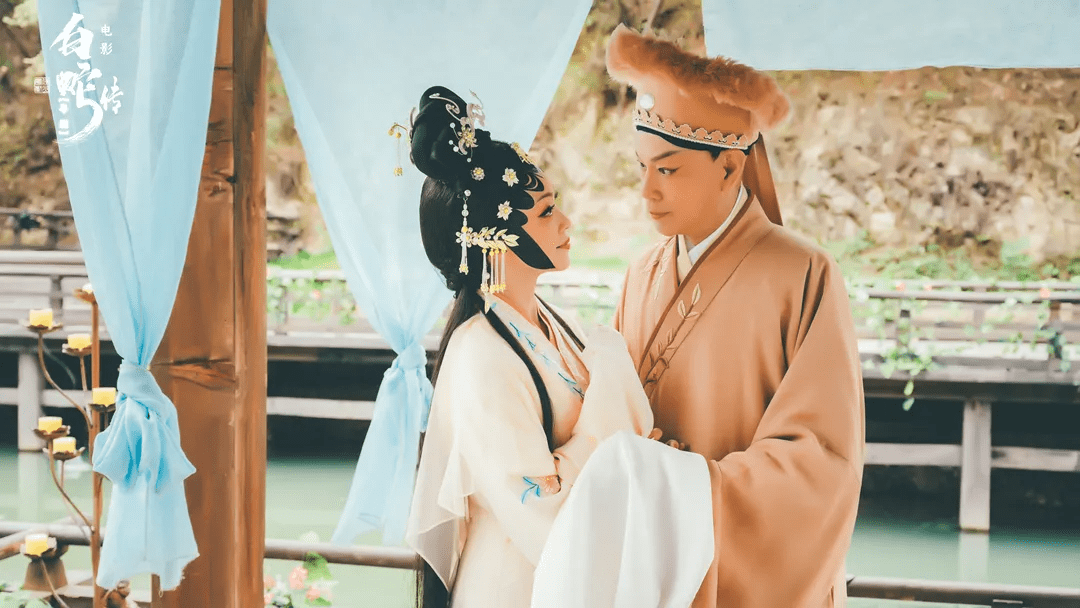 粤剧电影白蛇传拍摄进行时罗家英李淑勤现场飙戏你见过未