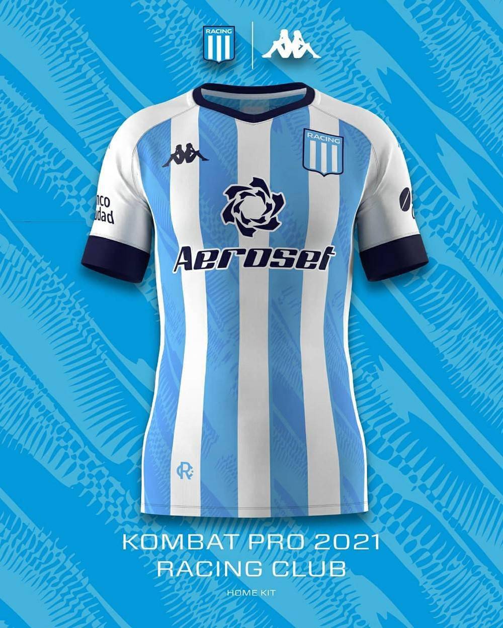 kappa发布阿根廷竞技2021赛季主客场球衣