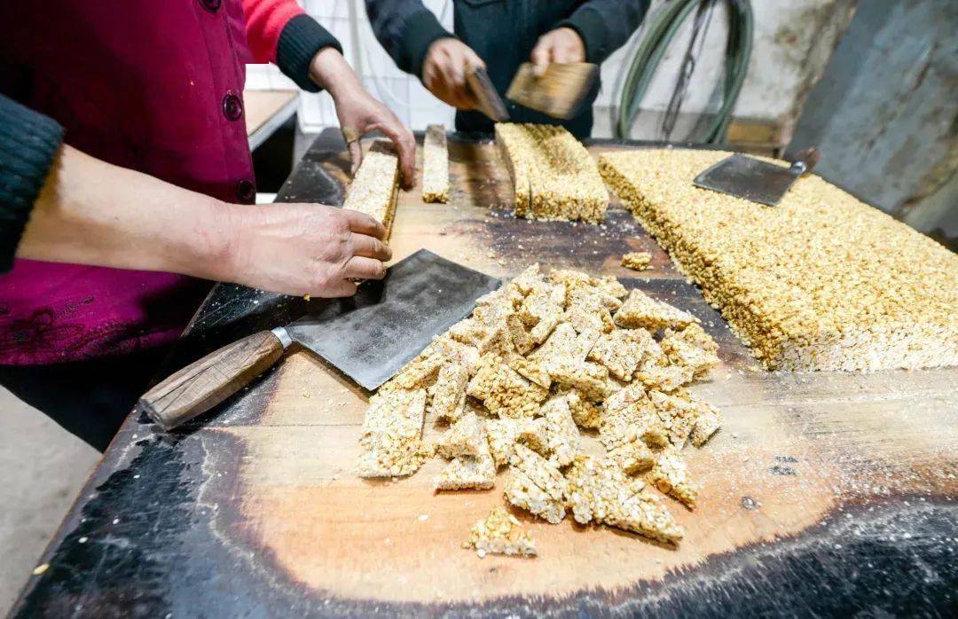 在通江有一种童年的甜度叫火米糖