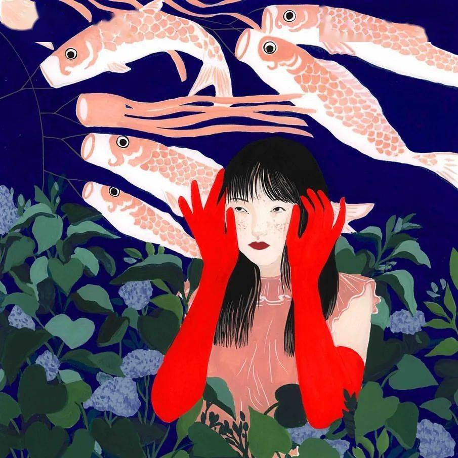 荞头插画分享第260期法国插画家lilsireillustration