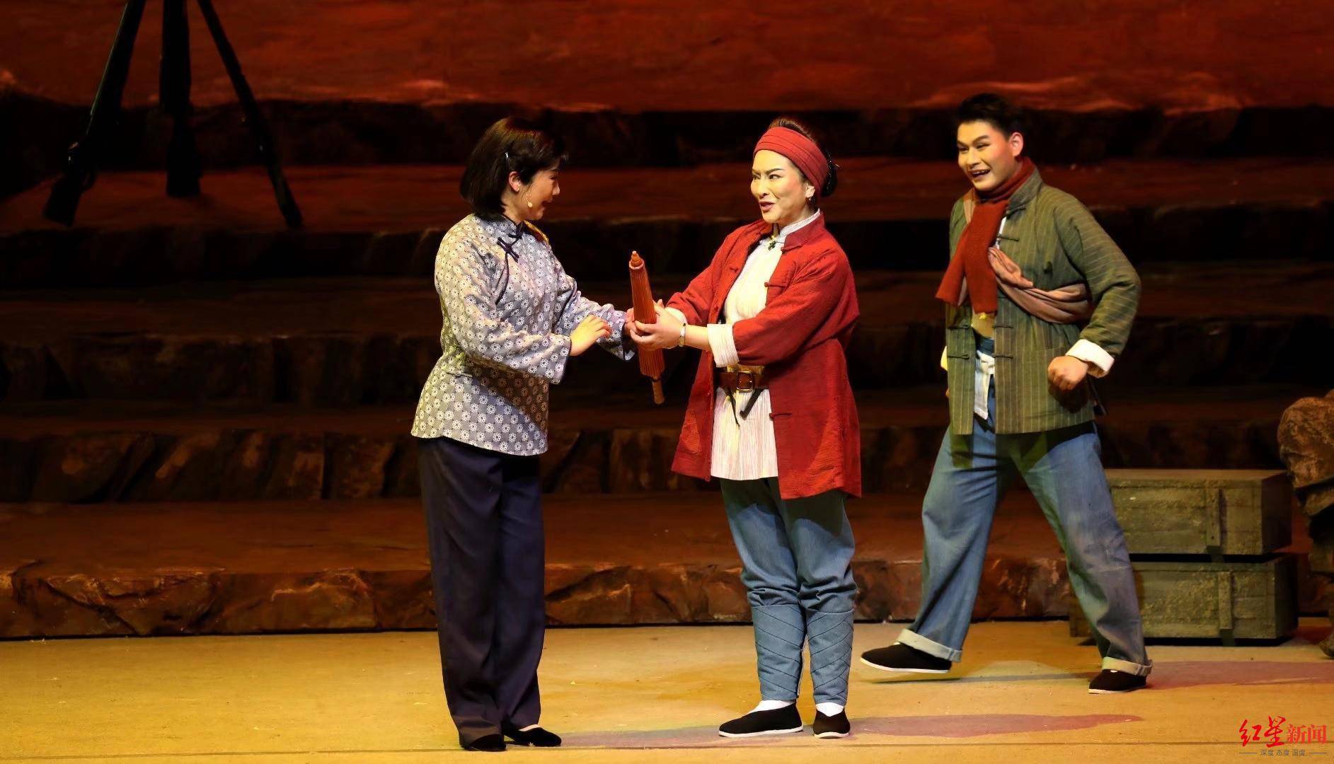 大型革命历史川剧《烈火中永生》隆重上演 4朵"梅花"齐聚献礼党的百岁