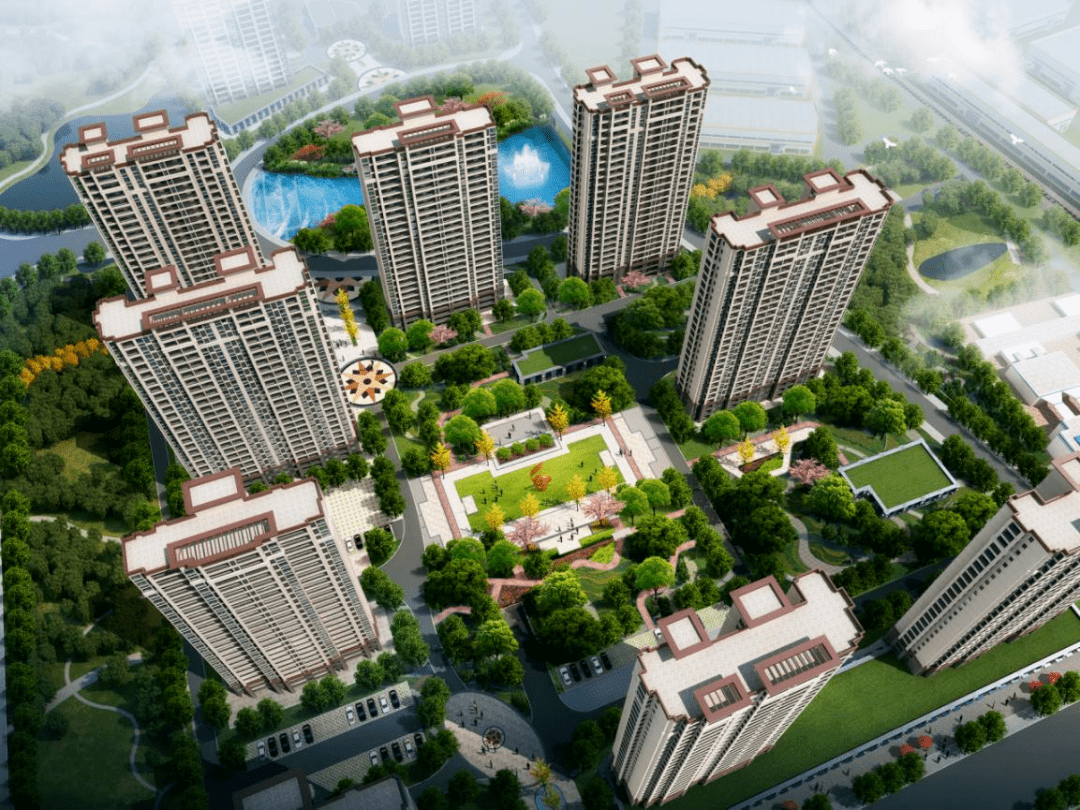 (三明·美好生活家园项目设计过程效果图)