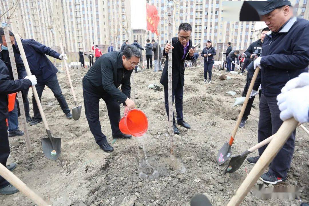 市领导参加全市市直机关干部义务植树活动_张成中