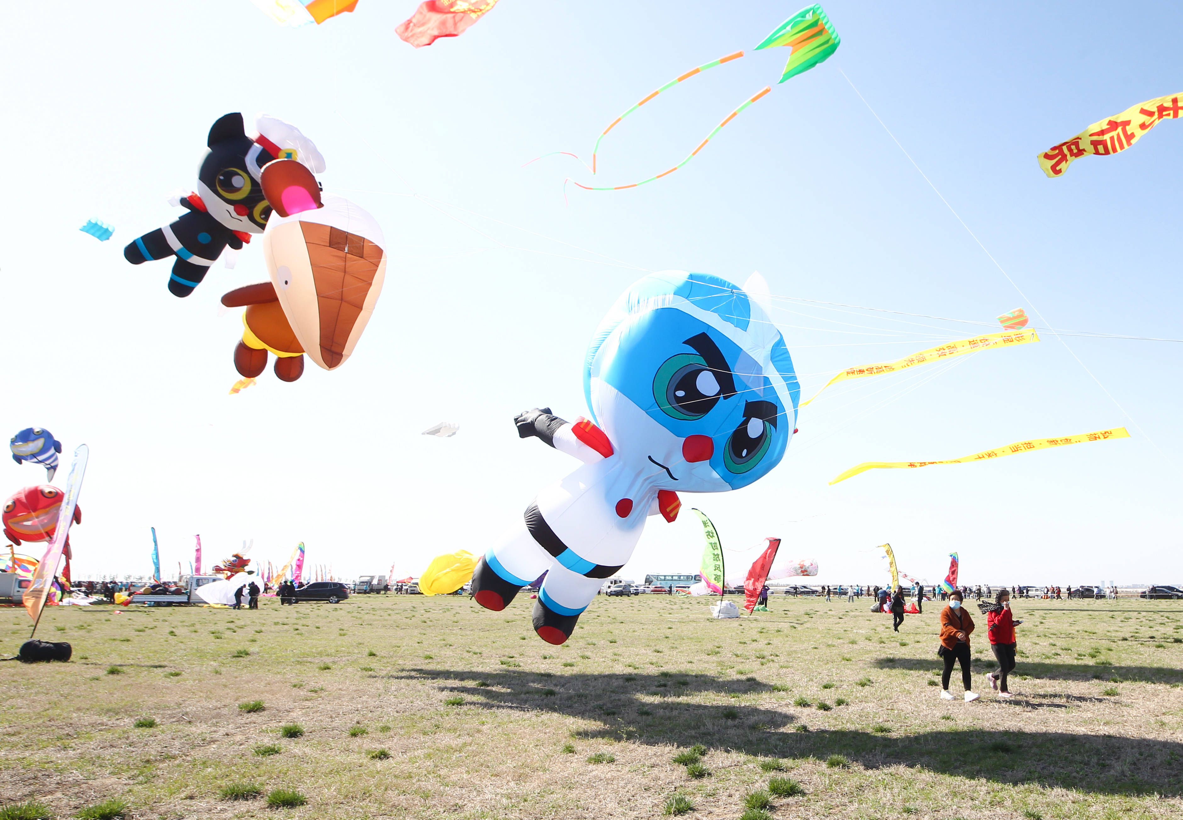 第38届潍坊国际风筝会放飞比赛举行