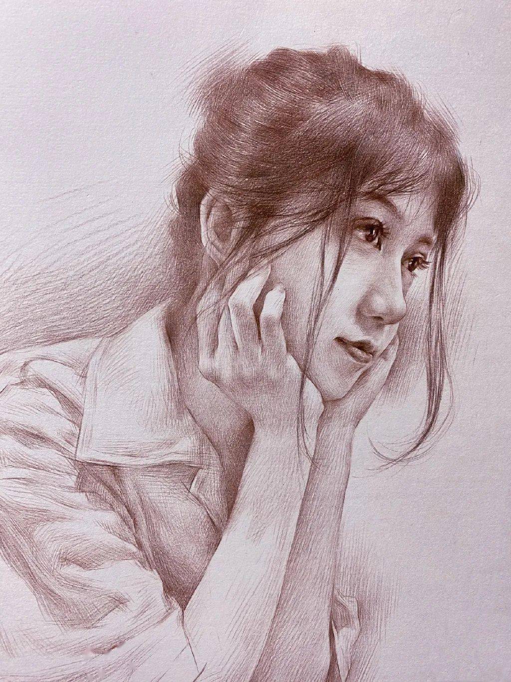 逆天90后帅哥画遍美女素描效果太震撼了完全可以pk美颜相机